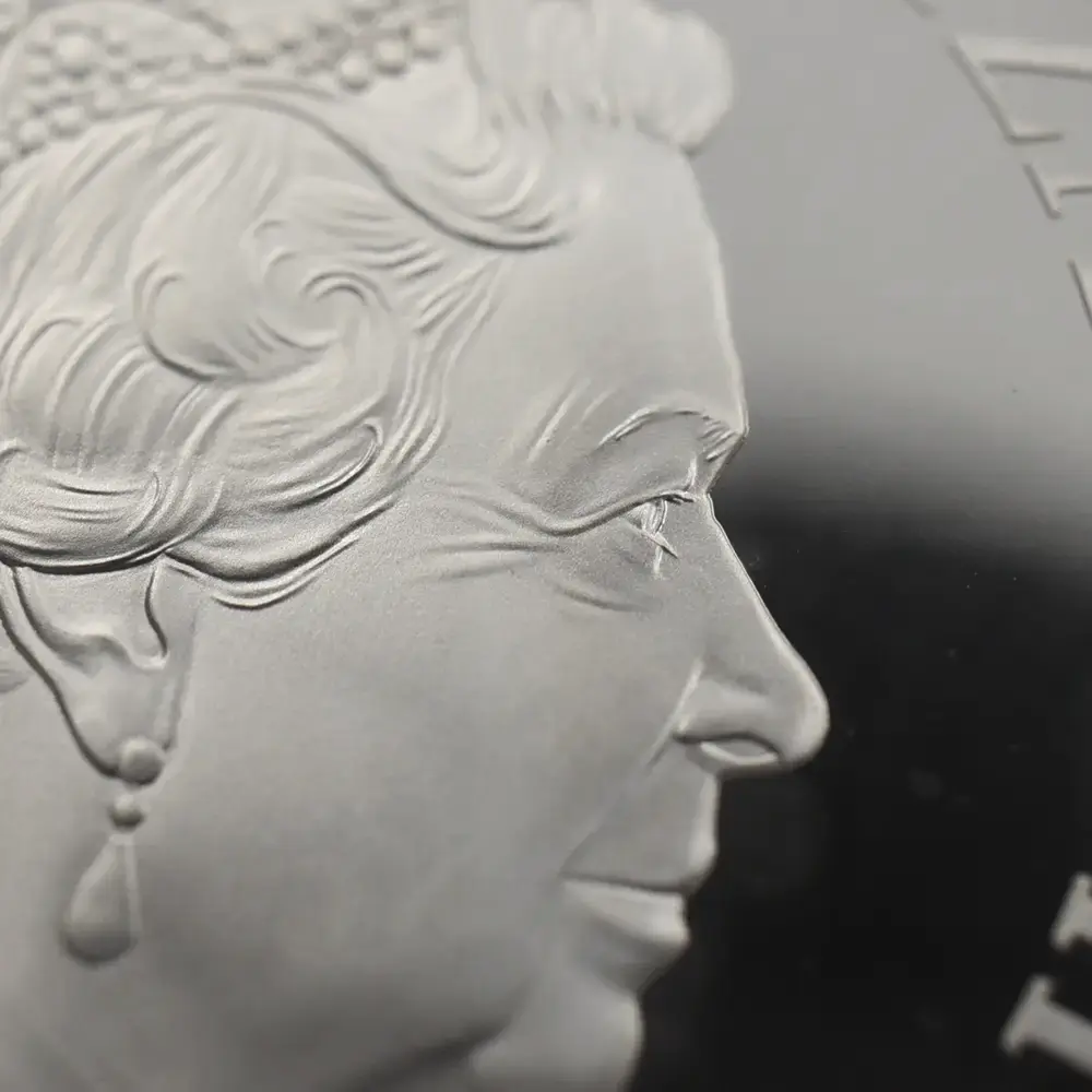 モダンコイン10：6576 2021 エリザベス2世 クイーンズビースト コンプリーター 英国王室の十大守護獣 5ポンド2オンス銀貨 NGC PF70UC