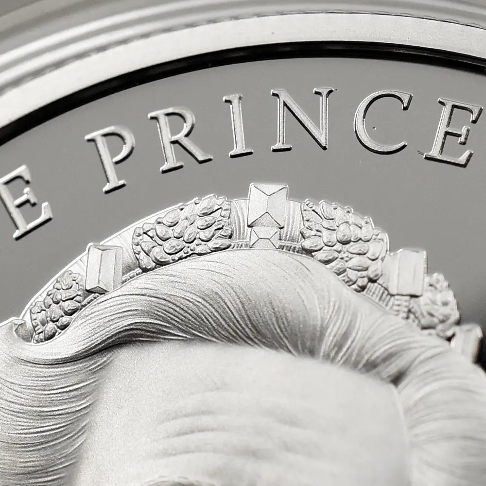 モダンコイン7:5973 2025 チャールズ3世 プリンセスロイヤル・アン王女 誕生75周年記念 5ポンドプルーフ銀貨 未鑑定 箱付き