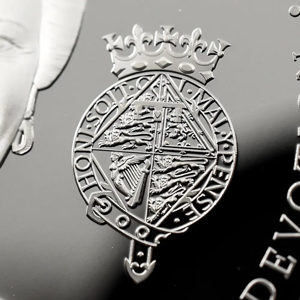 モダンコイン9:5973 2025 チャールズ3世 プリンセスロイヤル・アン王女 誕生75周年記念 5ポンドプルーフ銀貨 未鑑定 箱付き