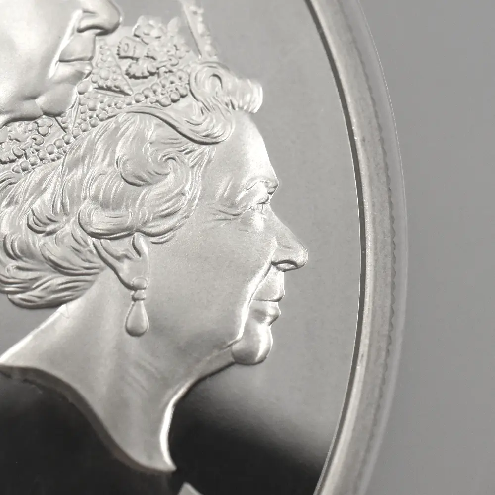 モダンコイン7:6598 2015 エリザベス2世 最長在位記念 10ポンド5オンス銀貨 NGC PF69UC