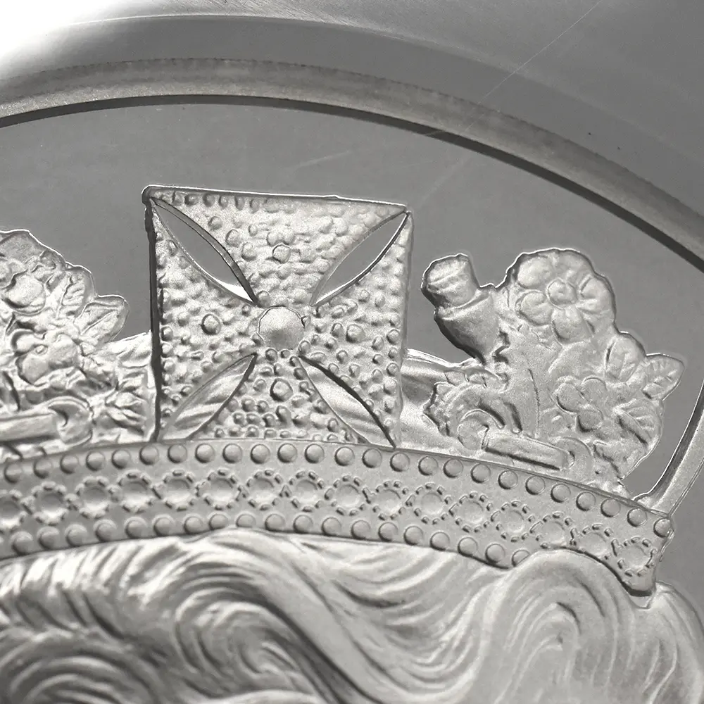 モダンコイン11:6598 2015 エリザベス2世 最長在位記念 10ポンド5オンス銀貨 NGC PF69UC