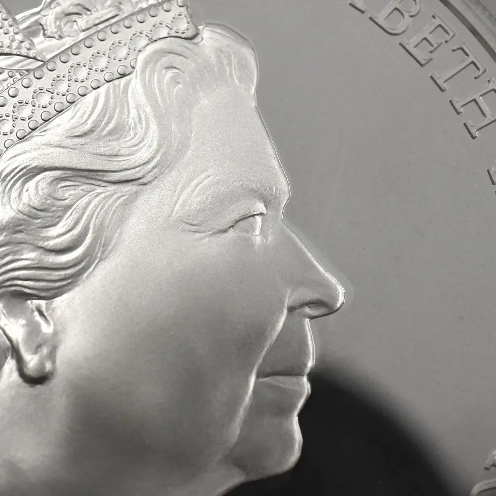 モダンコイン10:6598 2015 エリザベス2世 最長在位記念 10ポンド5オンス銀貨 NGC PF69UC