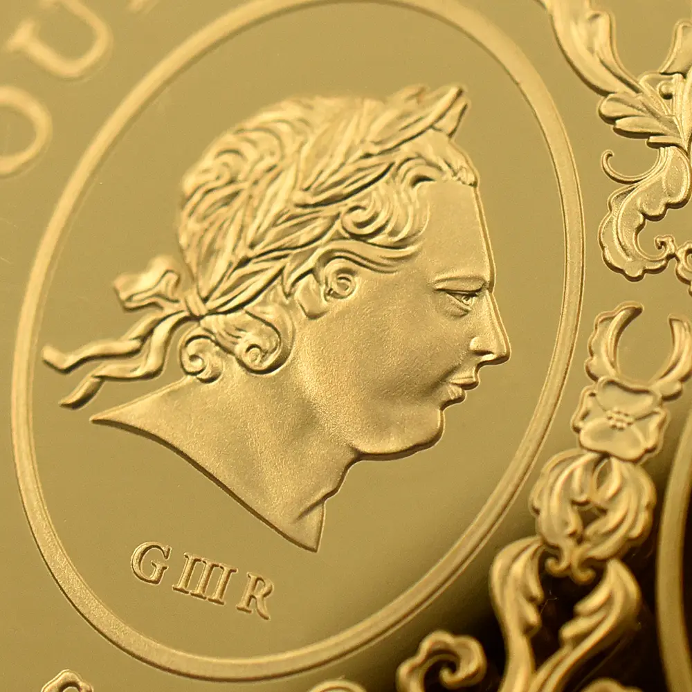 モダンコイン11：6601 2025 チャールズ3世 アメリカ独立戦争250周年 ジョージ3世＆ジョージ・ワシントン 100ポンド1オンス金貨 ファーストリリース NGC PF70UC 箱付き