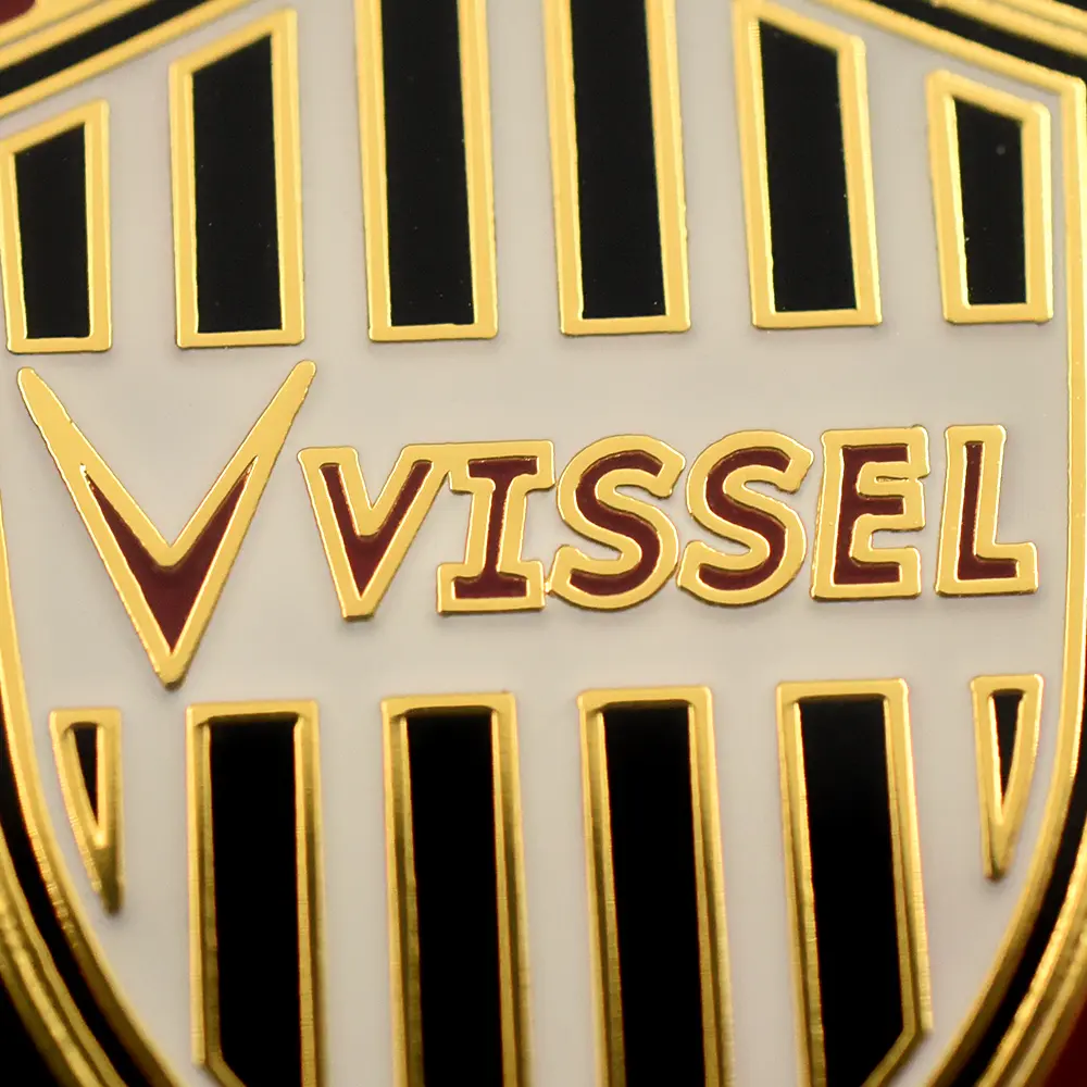 メダル10：6119 2025 ヴィッセル神戸30周年記念 真鍮メダル 金メッキカラー仕上げ 未鑑定【ご予約承り品】