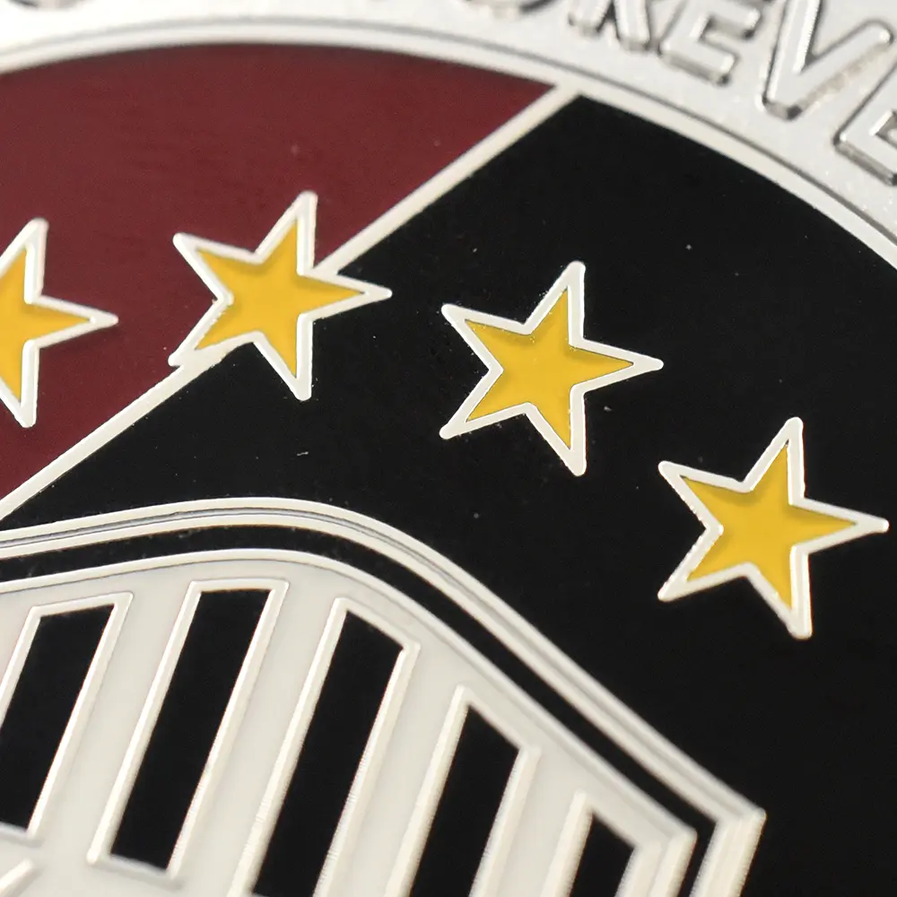 メダル9:6120 2025 ヴィッセル神戸30周年記念 真鍮メダル ロジウムメッキカラー仕上げ 未鑑定【ご予約承り品】