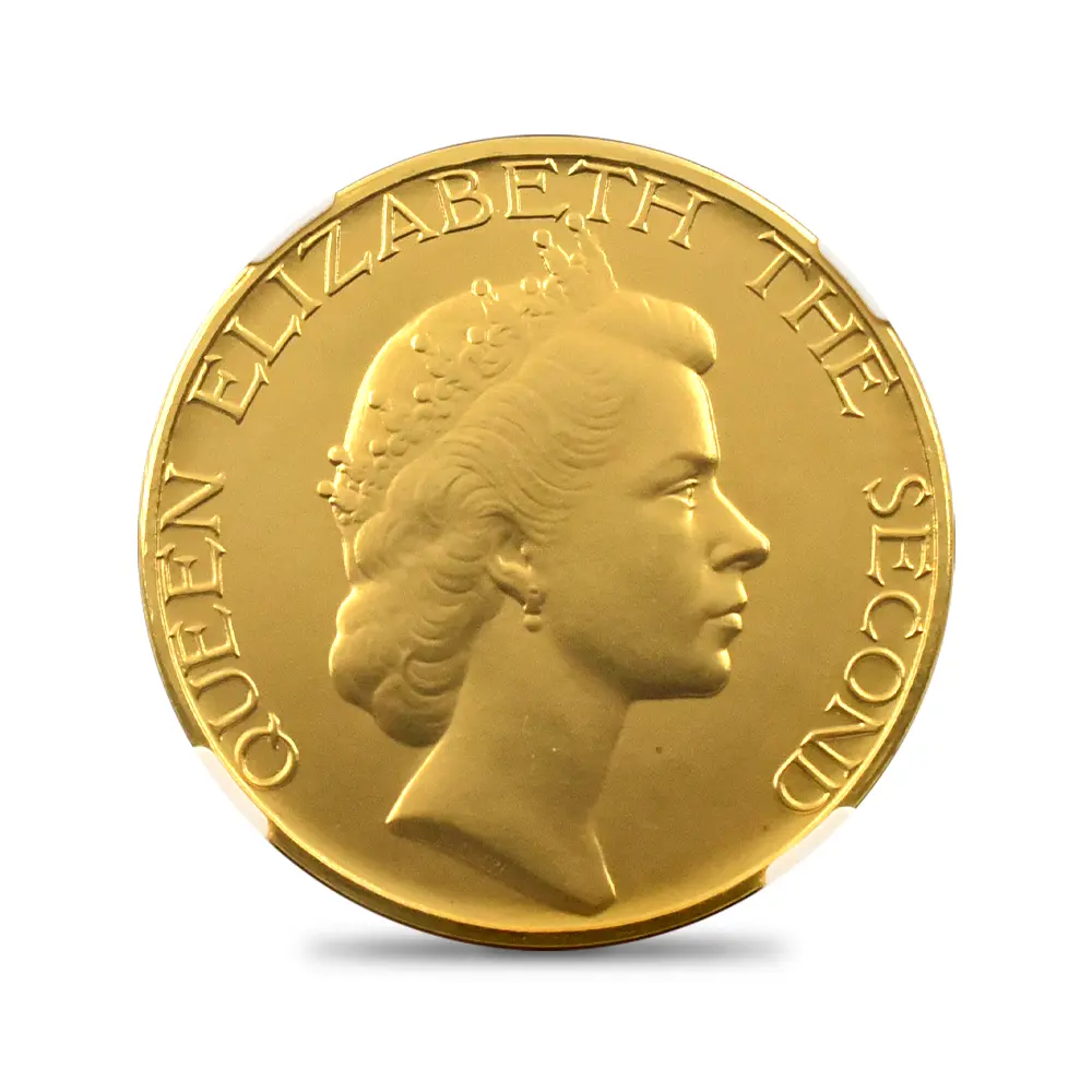 メダル2：6589 1953 エリザベス2世 戴冠記念 金メダル NGC MS64 BHM-4451【No.10】