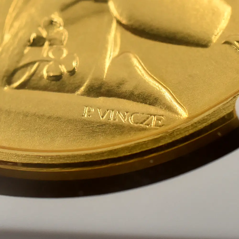 メダル12：6589 1953 エリザベス2世 戴冠記念 金メダル NGC MS64 BHM-4451【No.10】