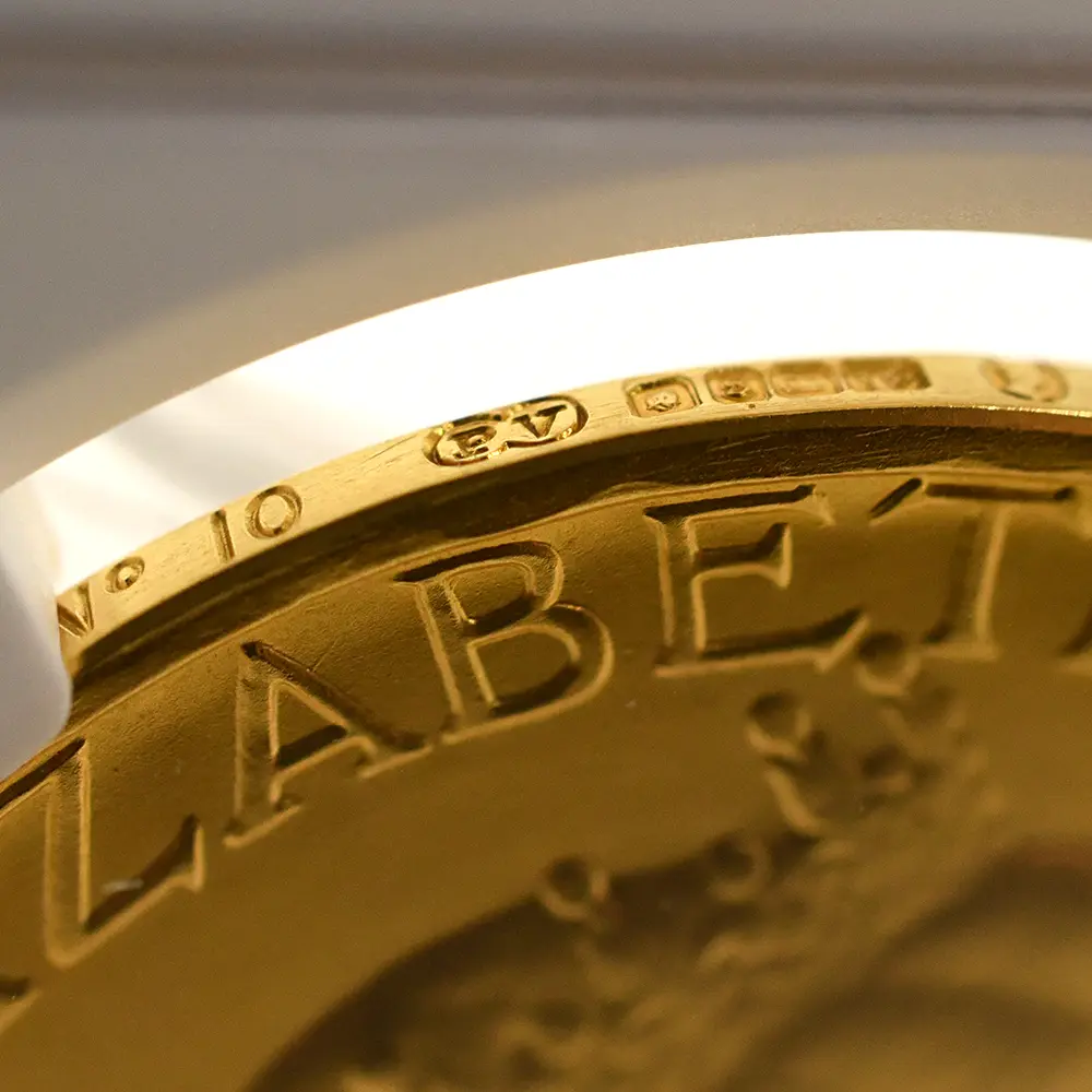 メダル13：6589 1953 エリザベス2世 戴冠記念 金メダル NGC MS64 BHM-4451【No.10】