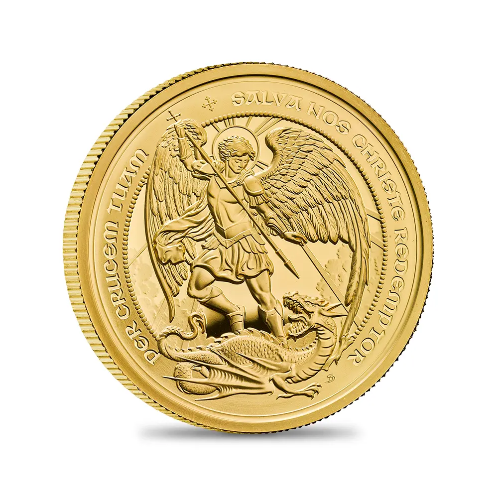 モダンコイン2:6584 2026 チャールズ3世 エンジェル 100ポンド1オンスプルーフ金貨 未鑑定 箱付き【ご予約承り品】