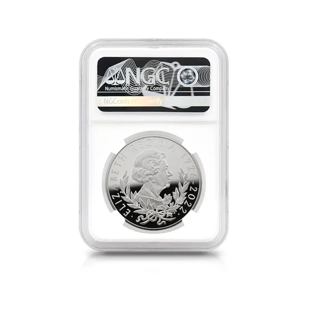 モダンコイン7：6605 2023 チャールズ3世 「第1肖像」発行記念 2ポンド1オンス銀貨2枚セット マーティン・ジェニングス氏直筆サイン入り NGC PF70UC 箱付き