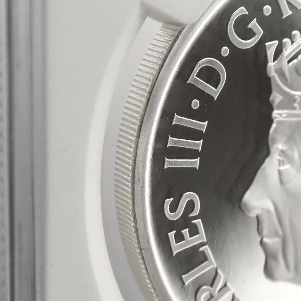 モダンコイン20：6605 2023 チャールズ3世 「第1肖像」発行記念 2ポンド1オンス銀貨2枚セット マーティン・ジェニングス氏直筆サイン入り NGC PF70UC 箱付き