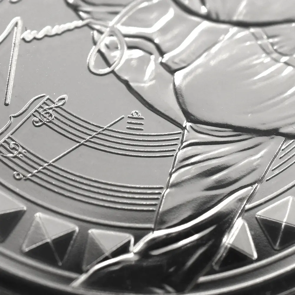 モダンコイン10：6537 2025 チャールズ3世 ミュージックレジェンド第12弾 フレディ・マーキュリー 5ポンドBU白銅貨 未鑑定 パッケージ付き