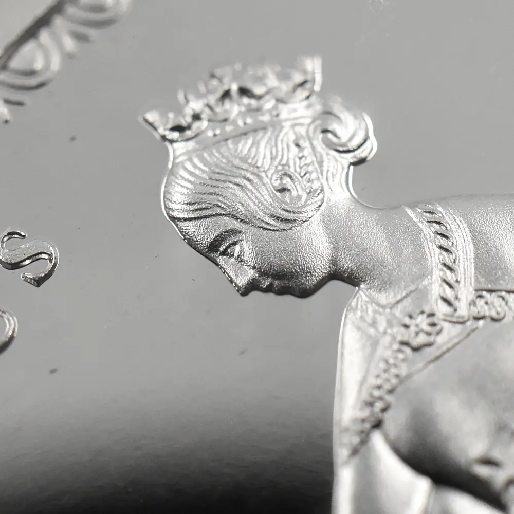 モダンコイン8：6621 セントヘレナ 2021 エリザベス2世 ウナ&ライオン（ワイオン版） 2ポンド2オンス銀貨 発行即日鑑定品 NGC PF70UC 箱付き