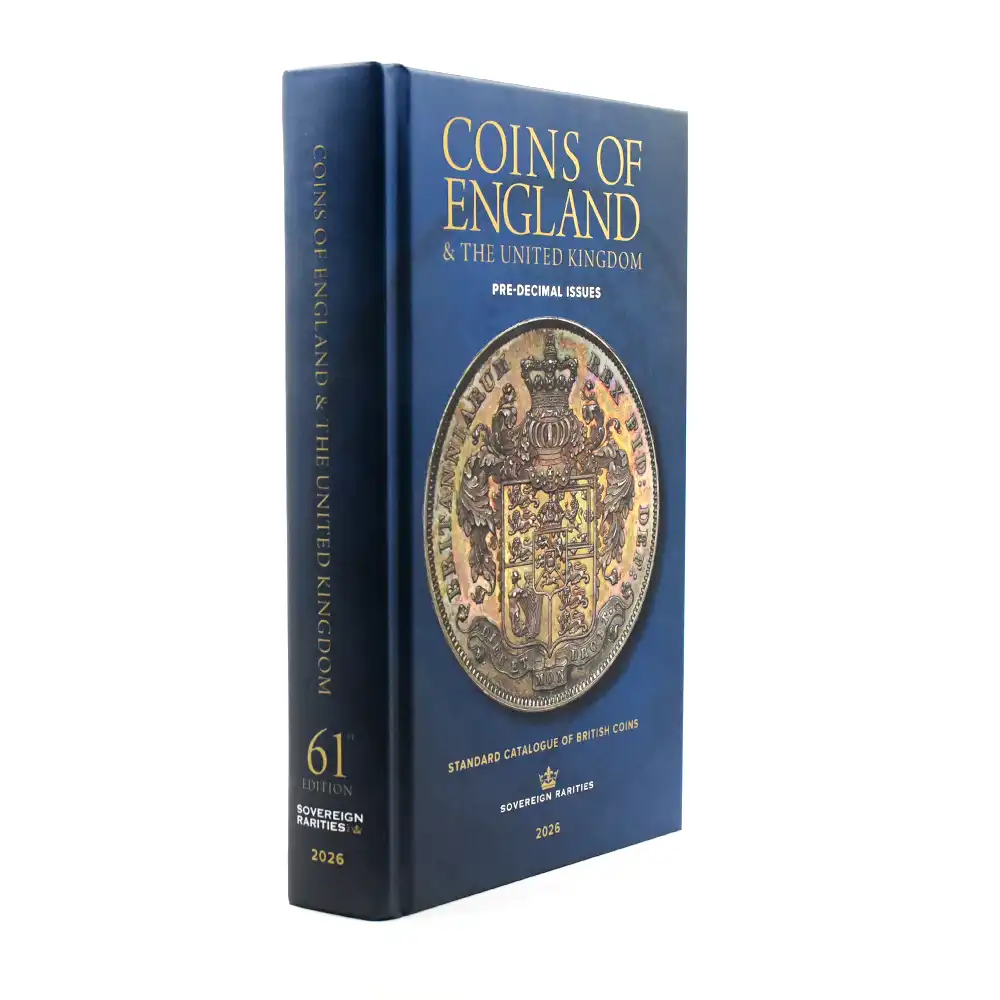 書籍3：6599 本 書籍 『Coins of England 2026』 イギリスアンティークコインを完全網羅！