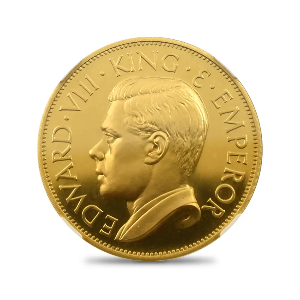 メダル2:6626 1984 (1936) エドワード8世 聖ジョージ竜退治 ファンタジー クラウン金貨 NGC PF67UC