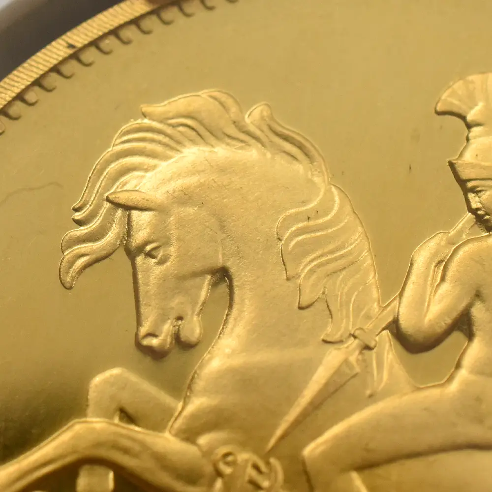 メダル12:6626 1984 (1936) エドワード8世 聖ジョージ竜退治 ファンタジー クラウン金貨 NGC PF67UC