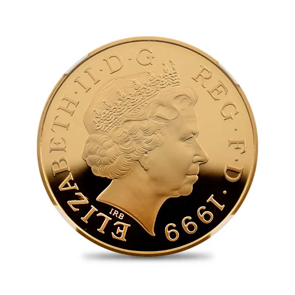 モダンコイン3：6629 1999 エリザベス2世 ダイアナ妃追悼記念 5ポンド金貨 NGC PF69UC