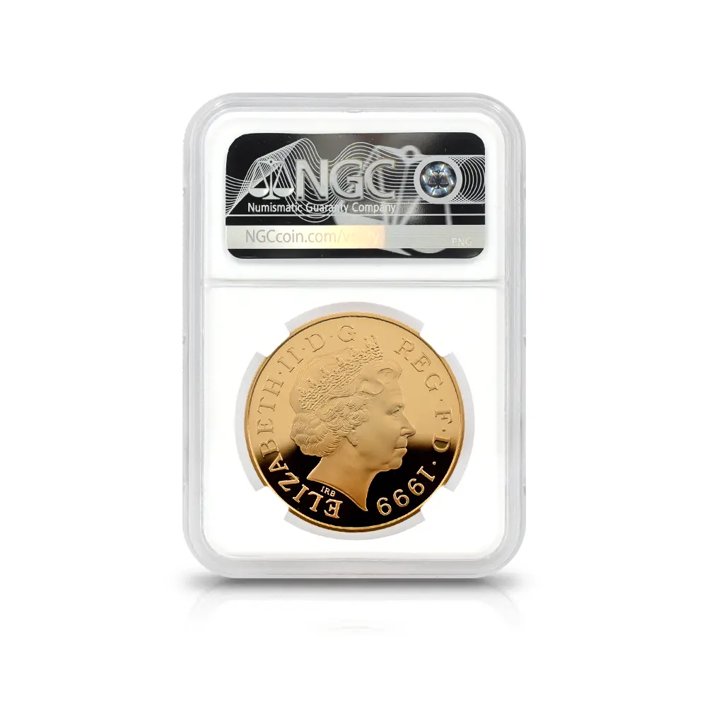 モダンコイン5：6629 1999 エリザベス2世 ダイアナ妃追悼記念 5ポンド金貨 NGC PF69UC