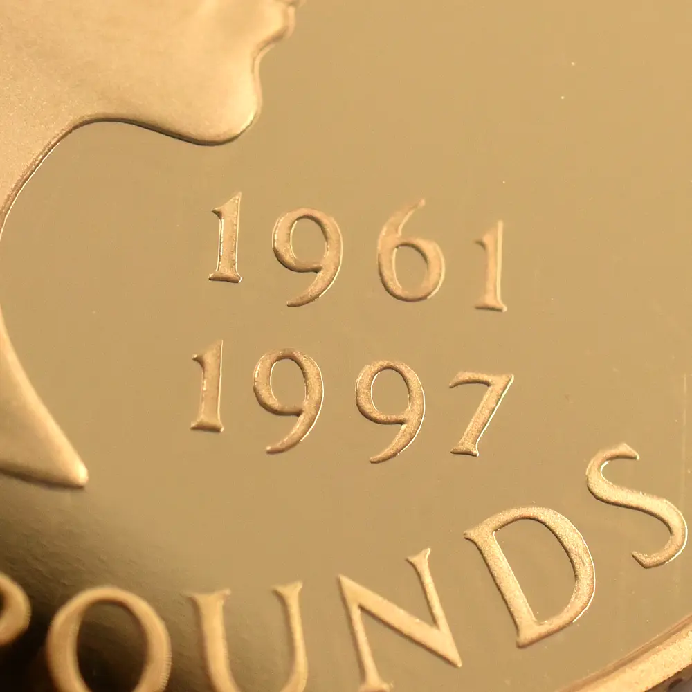 モダンコイン8：6629 1999 エリザベス2世 ダイアナ妃追悼記念 5ポンド金貨 NGC PF69UC