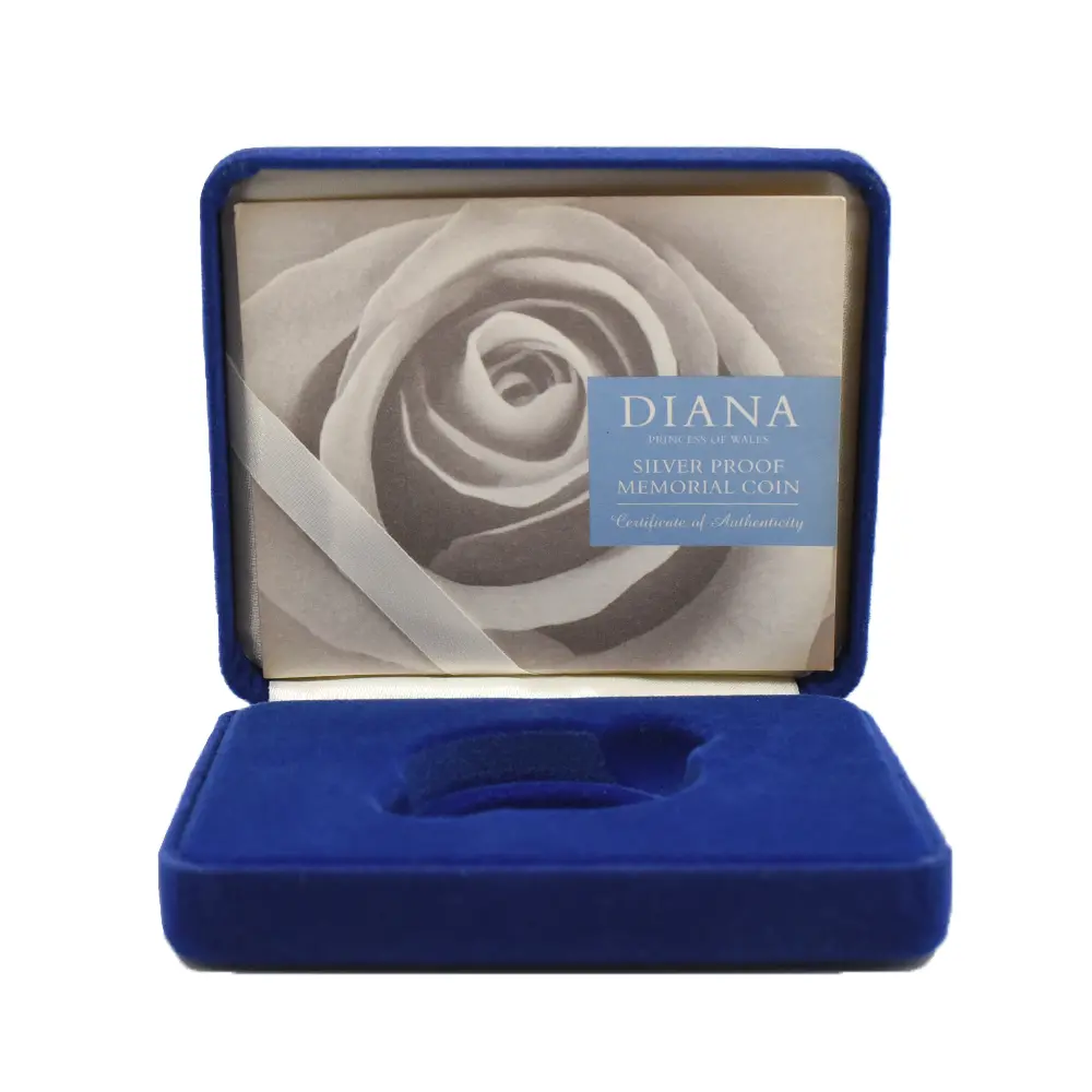 モダンコイン8:6630 1999 エリザベス2世 ダイアナ妃追悼記念 5ポンド銀貨 NGC PF69UC 箱付き(外箱・説明書なし)
