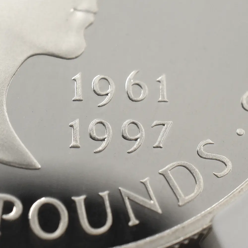 モダンコイン10:6630 1999 エリザベス2世 ダイアナ妃追悼記念 5ポンド銀貨 NGC PF69UC 箱付き(外箱・説明書なし)