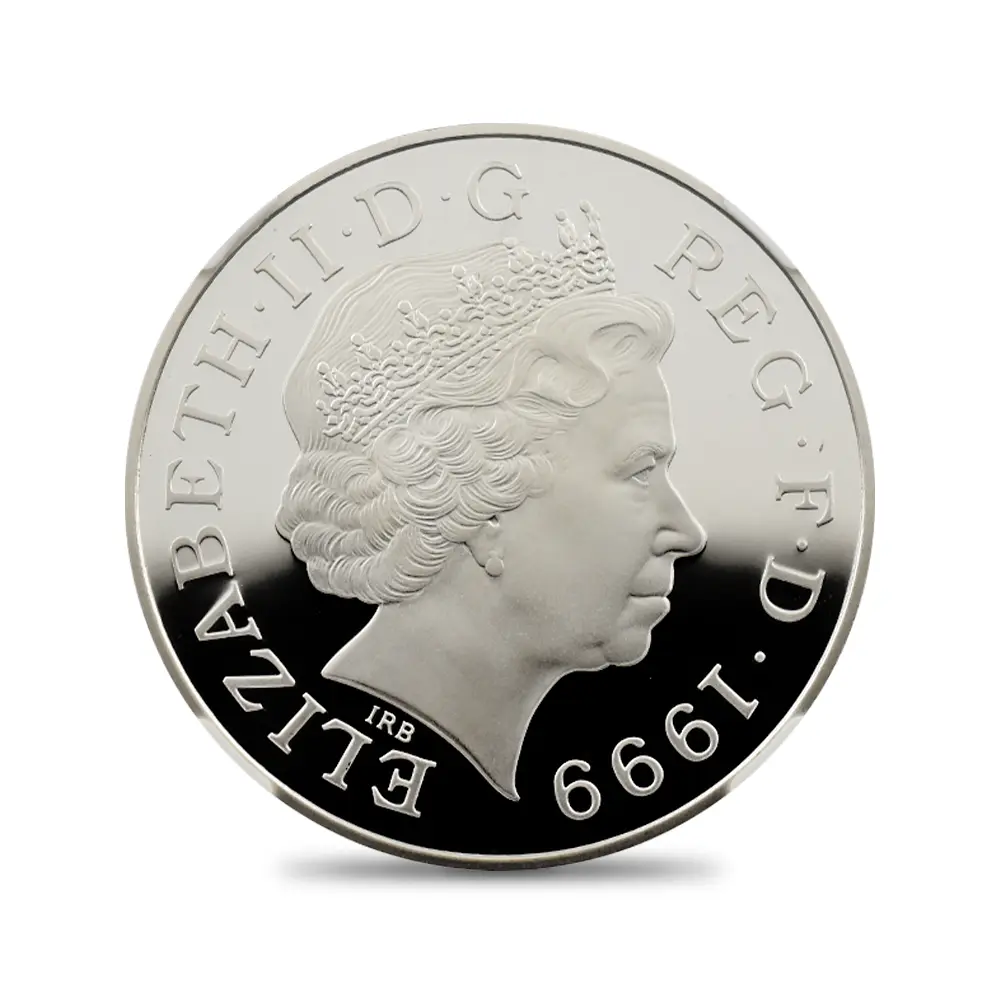 モダンコイン3:6631 1999 エリザベス2世 ダイアナ妃追悼記念 5ポンド銀貨 NGC PF69UC 箱付き(外箱なし)