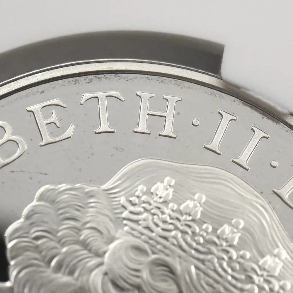 モダンコイン14:6632 1999 エリザベス2世 ダイアナ妃追悼記念 5ポンド銀貨 NGC PF69UC 箱付き