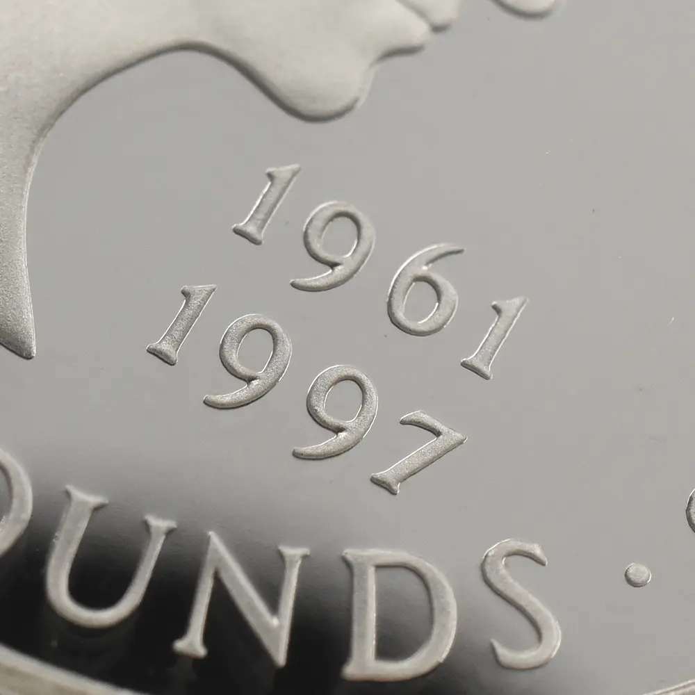 モダンコイン11:6633 1999 エリザベス2世 ダイアナ妃追悼記念 5ポンド銀貨 NGC PF69UC 箱付き