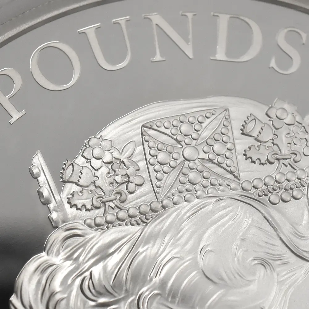 モダンコイン10:6636 2017 エリザベス2世 クイーンズビースト スコットランドのユニコーン 10ポンド5オンス 銀貨 ファースト 250 ストラック NGC PF70UC