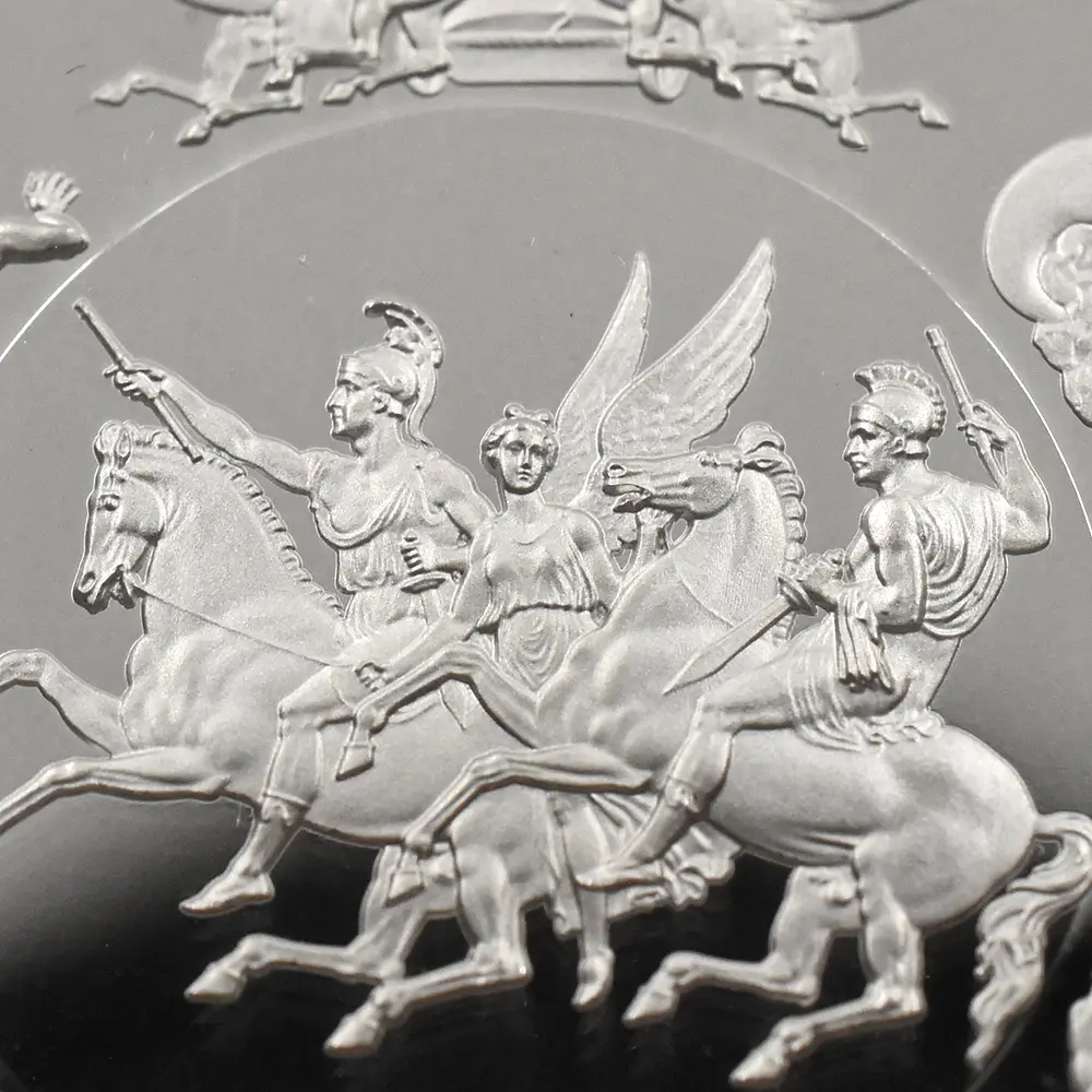 モダンコイン6:6638 2025 チャールズ3世 ワーテルロー・メダル - 勝利 5ポンド2オンス銀貨 ファーストリリース NGC PF70UC