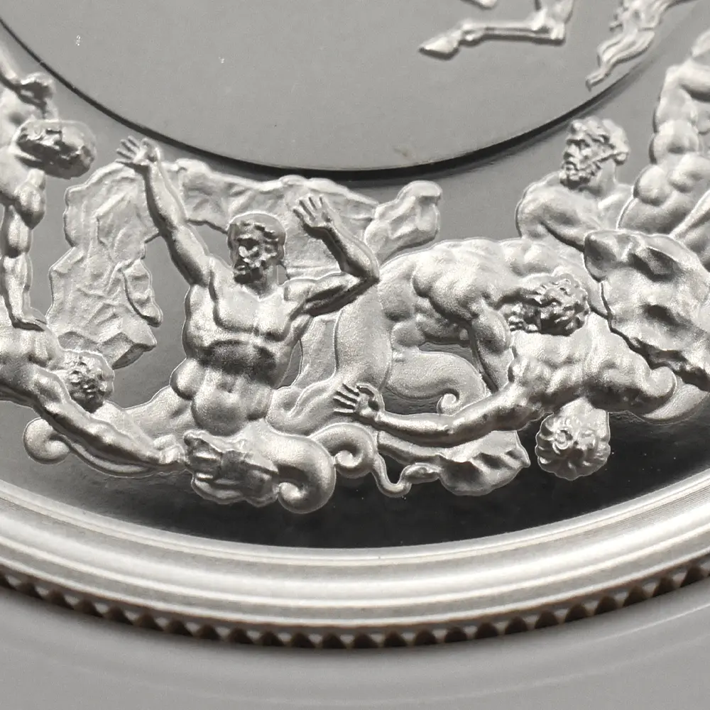 モダンコイン7:6638 2025 チャールズ3世 ワーテルロー・メダル - 勝利 5ポンド2オンス銀貨 ファーストリリース NGC PF70UC