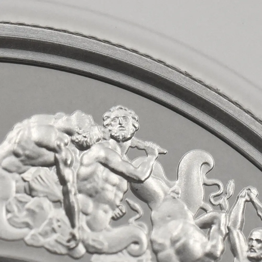 モダンコイン8:6638 2025 チャールズ3世 ワーテルロー・メダル - 勝利 5ポンド2オンス銀貨 ファーストリリース NGC PF70UC