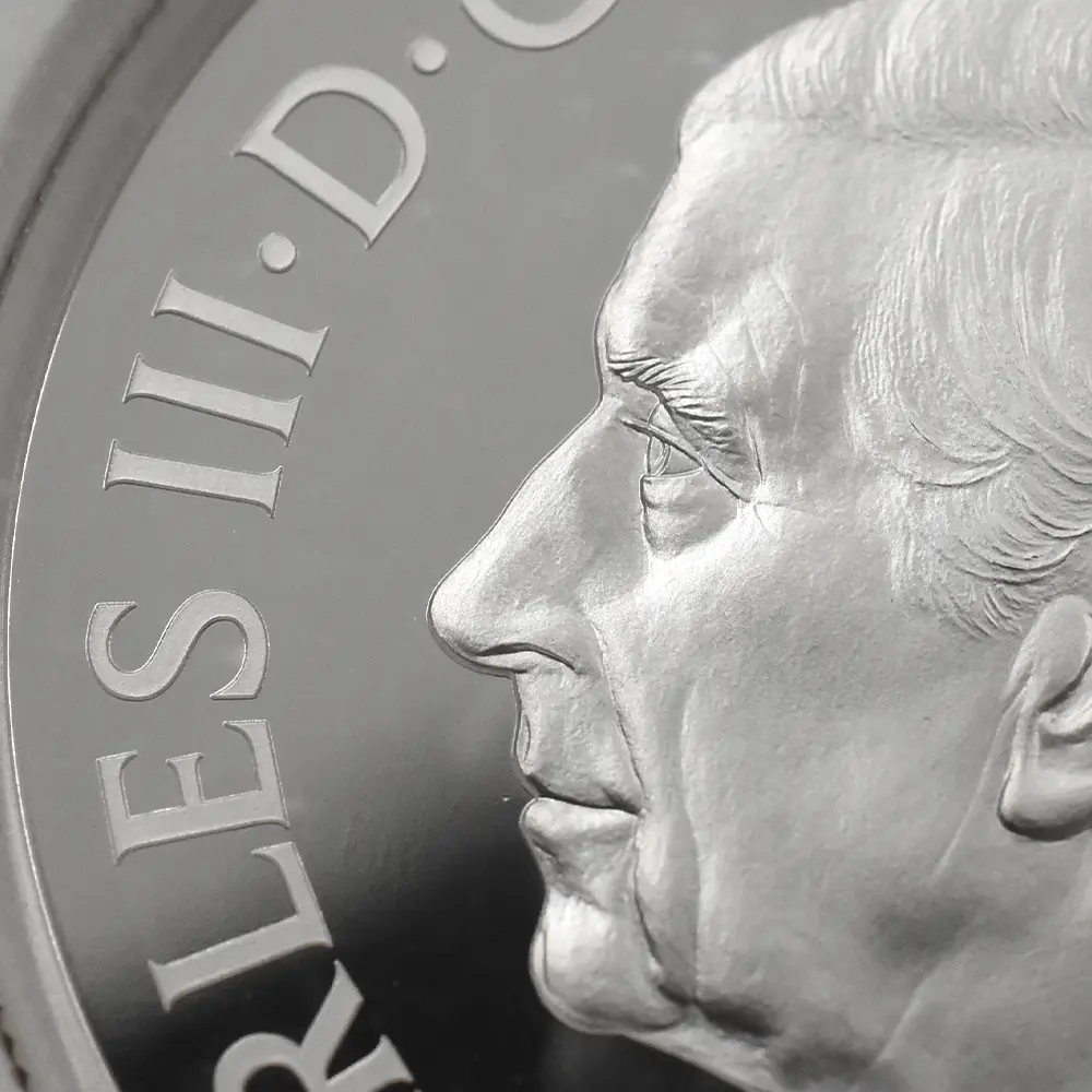 モダンコイン12:6639 2024 チャールズ3世 都市景観シリーズ第3弾 パリ5ポンド2オンス銀貨 発行即日鑑定品 NGC PF70UC 箱付き