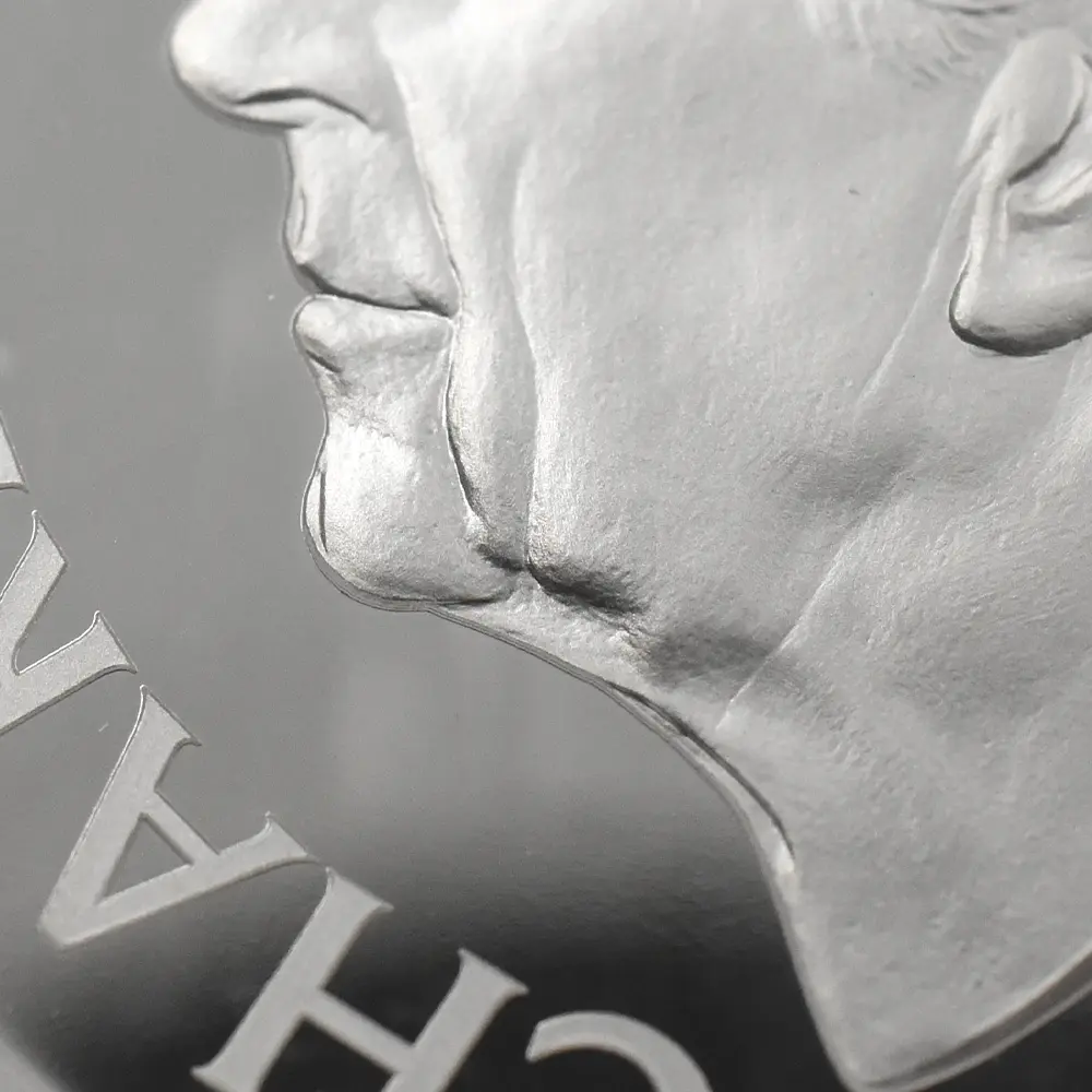 モダンコイン14:6639 2024 チャールズ3世 都市景観シリーズ第3弾 パリ5ポンド2オンス銀貨 発行即日鑑定品 NGC PF70UC 箱付き