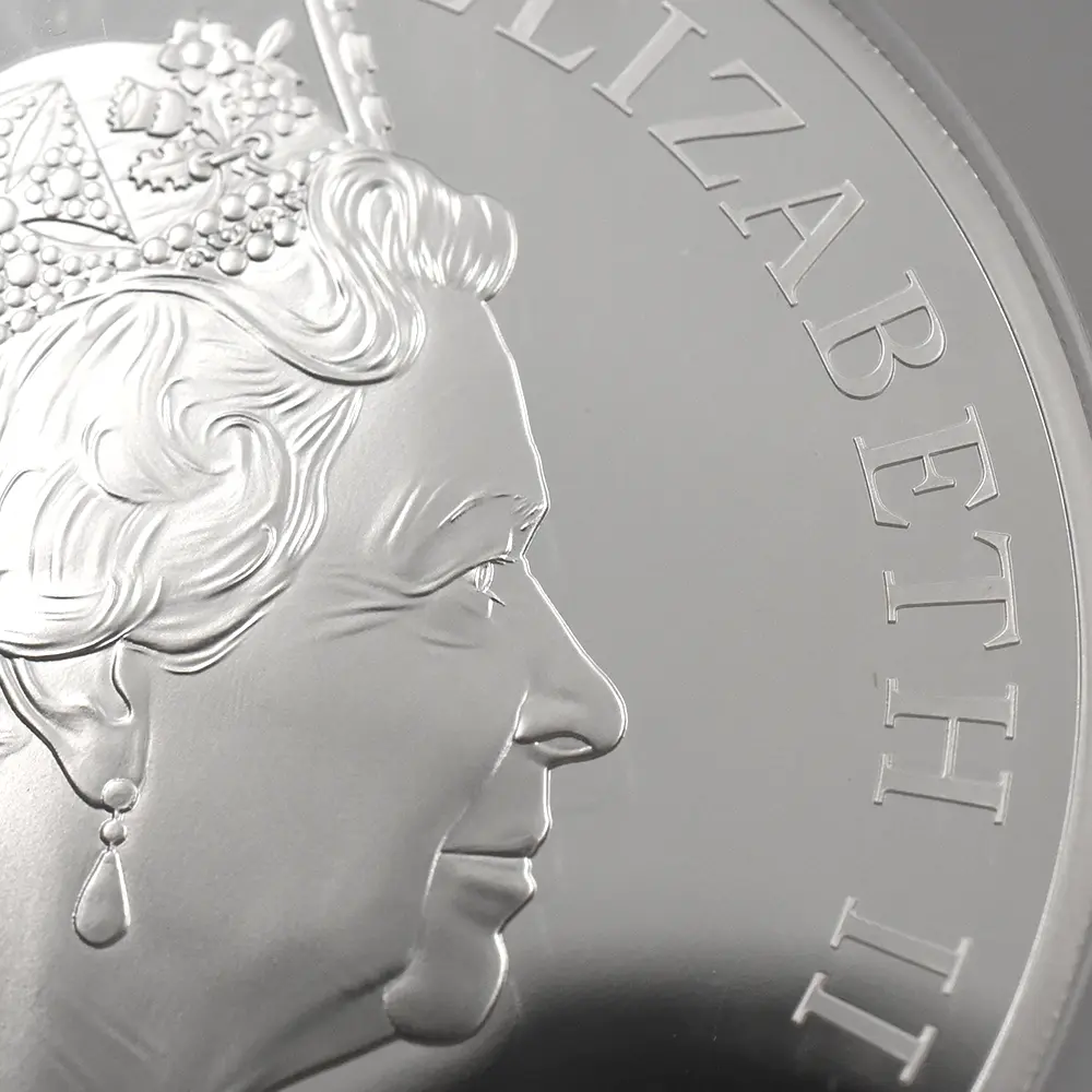 モダンコイン12:6642 2022 エリザベス2世 都市景観シリーズ第1弾 ロンドン 10ポンド5オンス銀貨 発行即日鑑定品 NGC PF70UC 箱付き