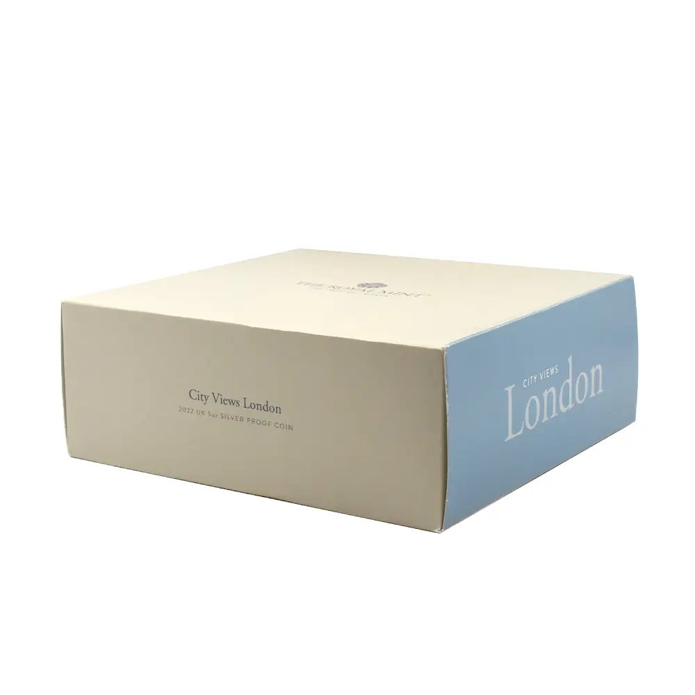モダンコイン6:6642 2022 エリザベス2世 都市景観シリーズ第1弾 ロンドン 10ポンド5オンス銀貨 発行即日鑑定品 NGC PF70UC 箱付き
