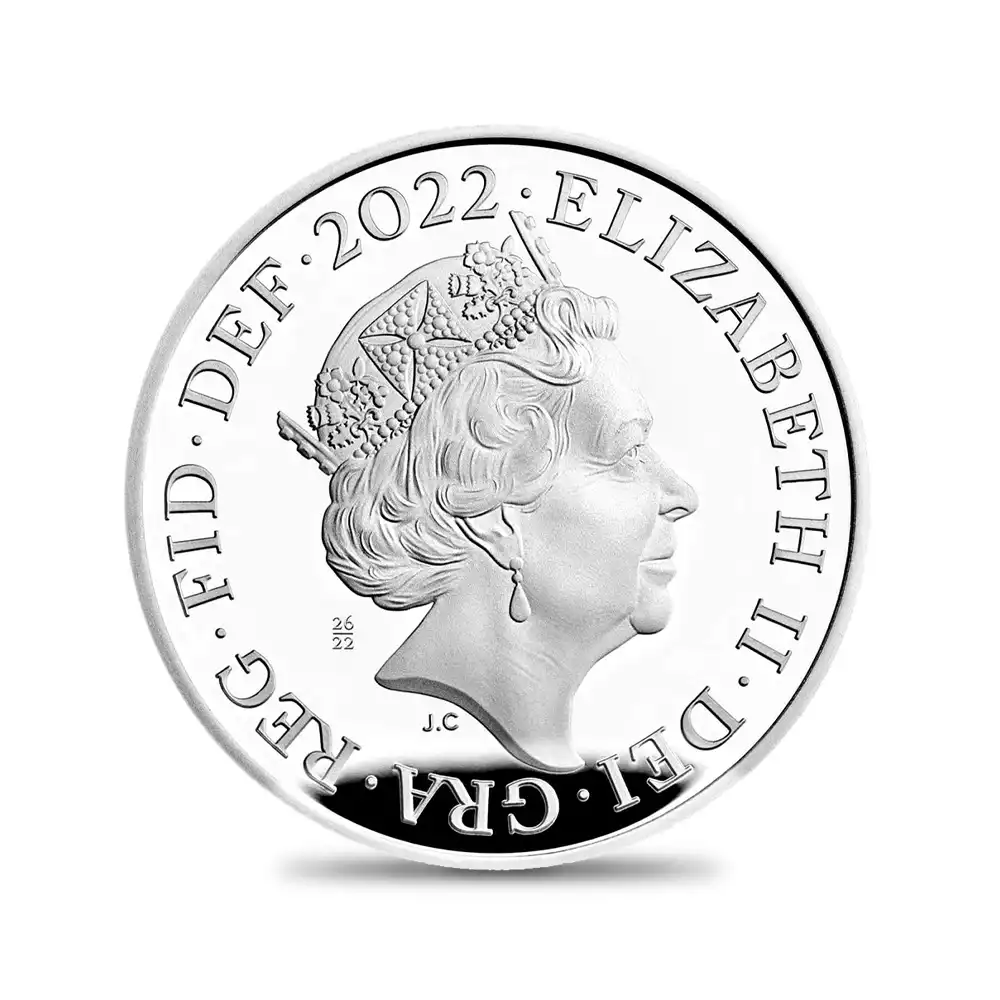 モダンコイン22：2503 2022 チャールズ3世 エリザベス2世追悼記念 メモリアルプルーフ銀貨10枚セット 未鑑定