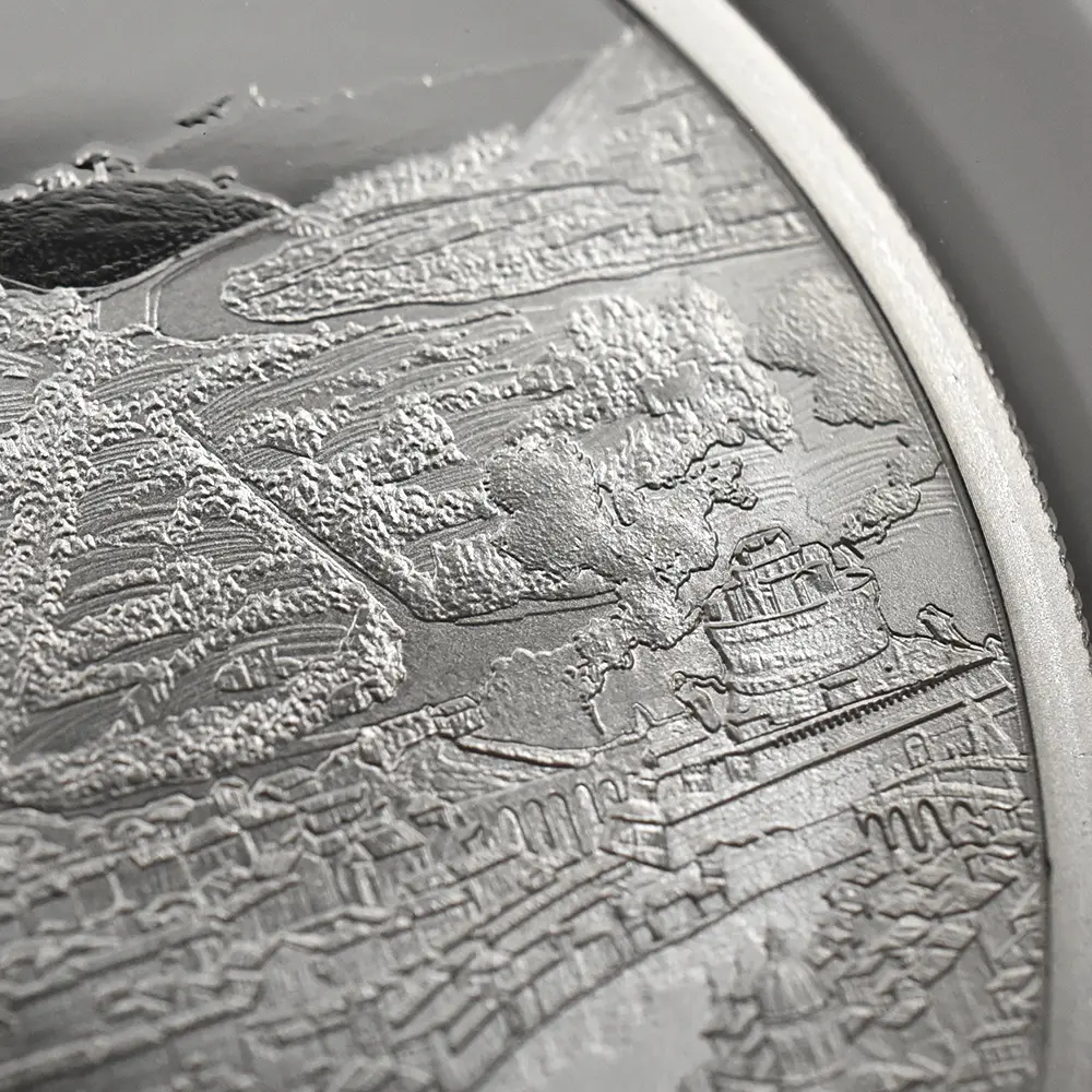 モダンコイン10：6644 2022 エリザベス2世 都市景観シリーズ第2弾 ローマ 2ポンド1オンス銀貨 発行即日鑑定品 NGC PF69UC 箱付き