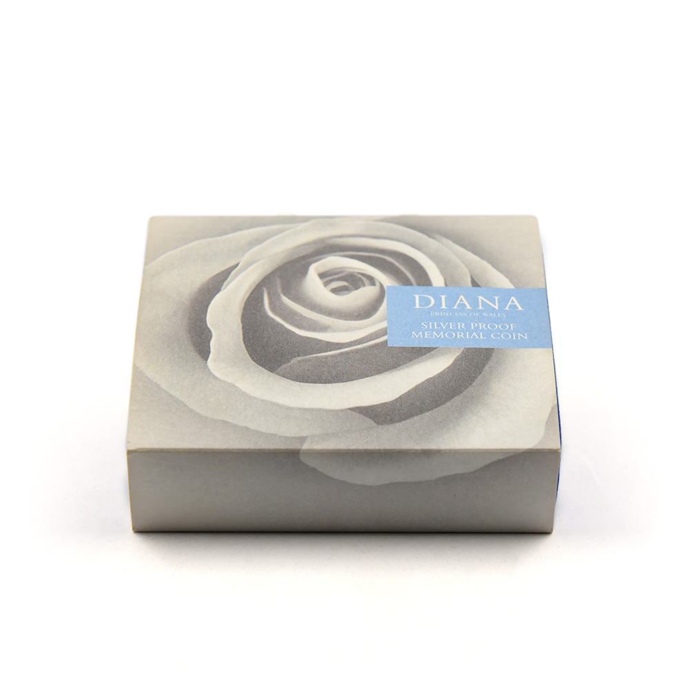 モダンコイン7:6650 1999 エリザベス2世 ダイアナ妃追悼記念 5ポンド銀貨 PCGS PR69DC S-L6 箱付き