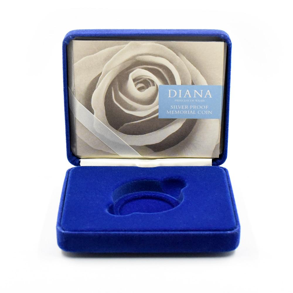 モダンコイン9:6650 1999 エリザベス2世 ダイアナ妃追悼記念 5ポンド銀貨 PCGS PR69DC S-L6 箱付き