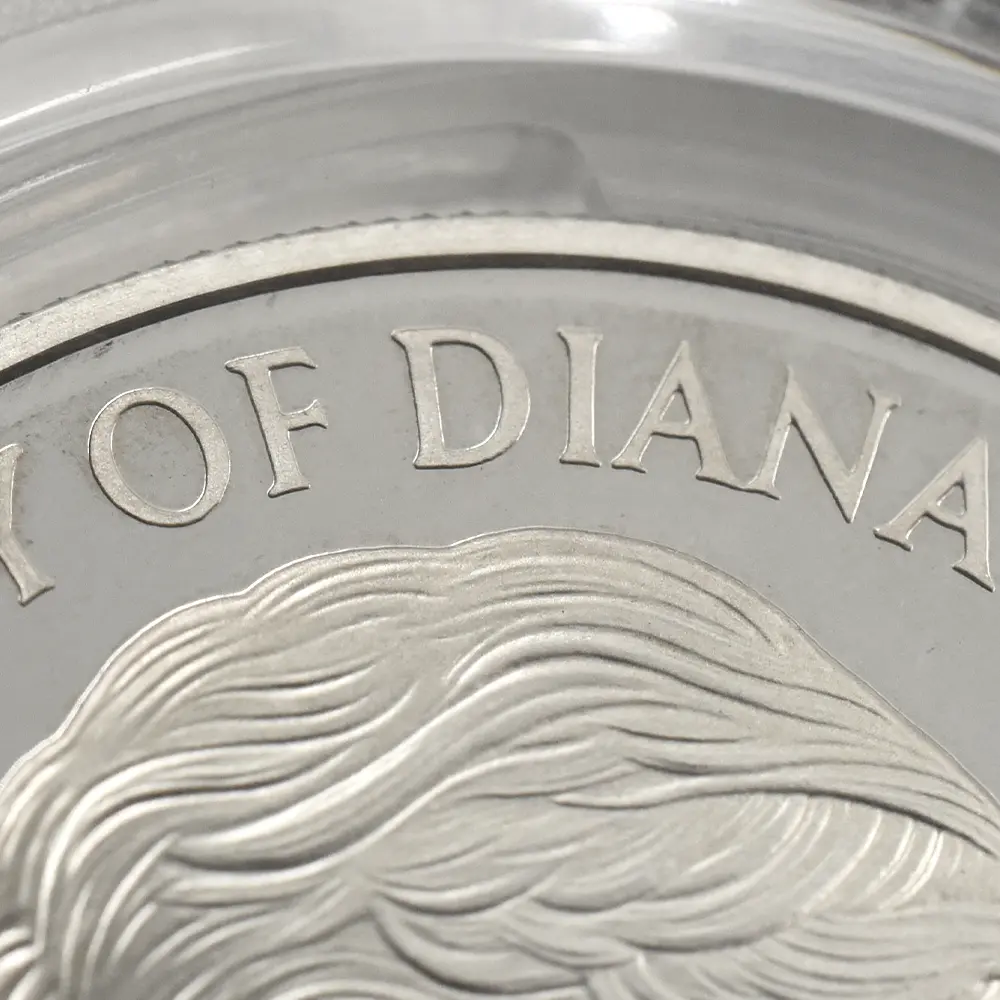 モダンコイン11:6648 1999 エリザベス2世 ダイアナ妃追悼記念 5ポンド銀貨 PCGS PR69DC S-L6 箱付き(外箱なし)