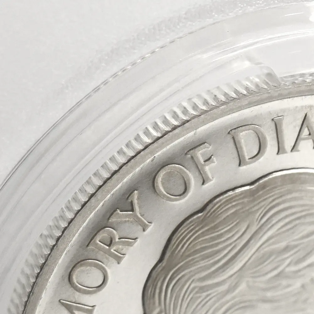 モダンコイン15:6648 1999 エリザベス2世 ダイアナ妃追悼記念 5ポンド銀貨 PCGS PR69DC S-L6 箱付き(外箱なし)