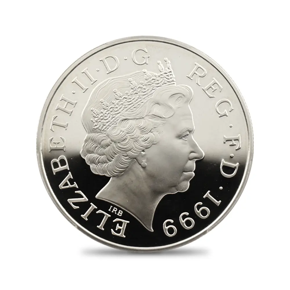 モダンコイン3:6649 1999 エリザベス2世 ダイアナ妃追悼記念 5ポンド銀貨 PCGS PR69DC S-L6 箱付き