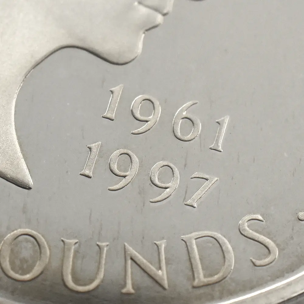 モダンコイン11:6649 1999 エリザベス2世 ダイアナ妃追悼記念 5ポンド銀貨 PCGS PR69DC S-L6 箱付き