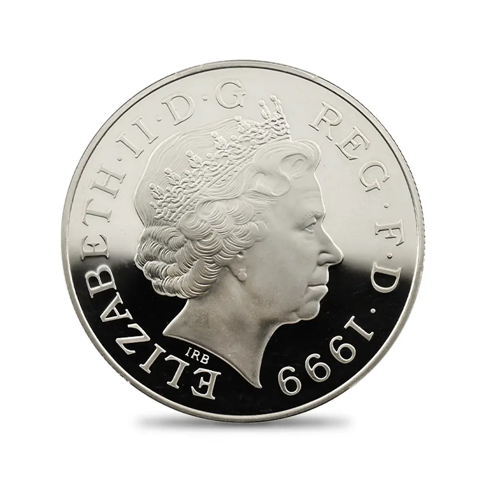 モダンコイン3:6650 1999 エリザベス2世 ダイアナ妃追悼記念 5ポンド銀貨 PCGS PR69DC S-L6 箱付き