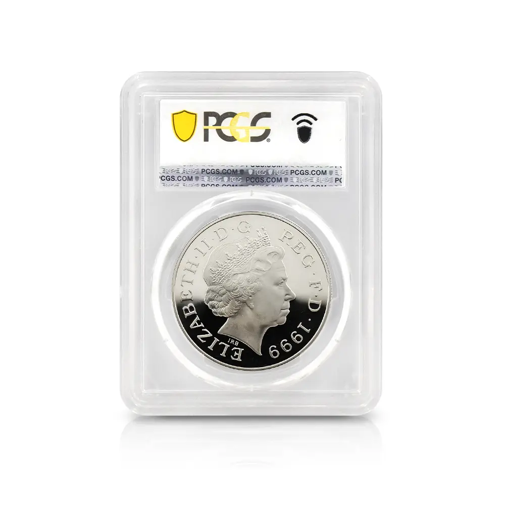 モダンコイン5:6650 1999 エリザベス2世 ダイアナ妃追悼記念 5ポンド銀貨 PCGS PR69DC S-L6 箱付き