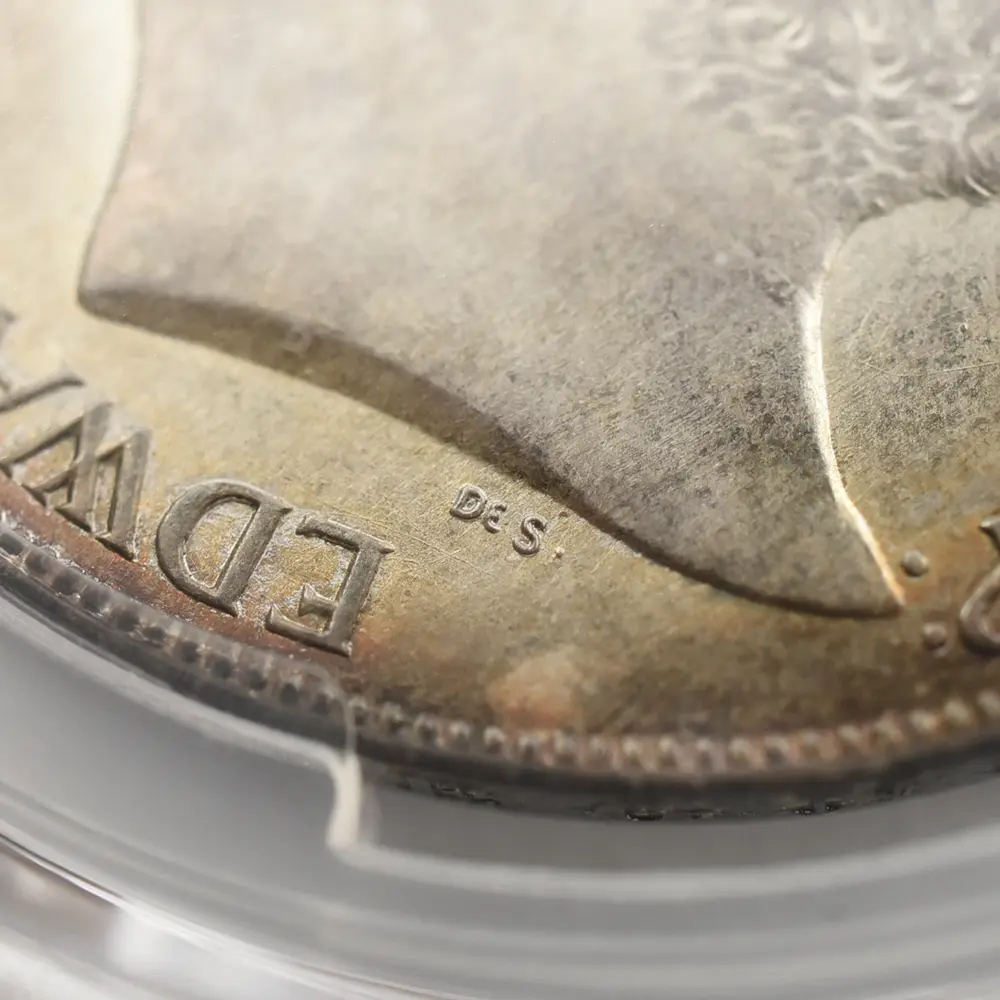 アンティークコイン9：5274 1902 エドワード7世 聖ジョージ竜退治 クラウン銀貨 PCGS PR63 S-3979 Matte