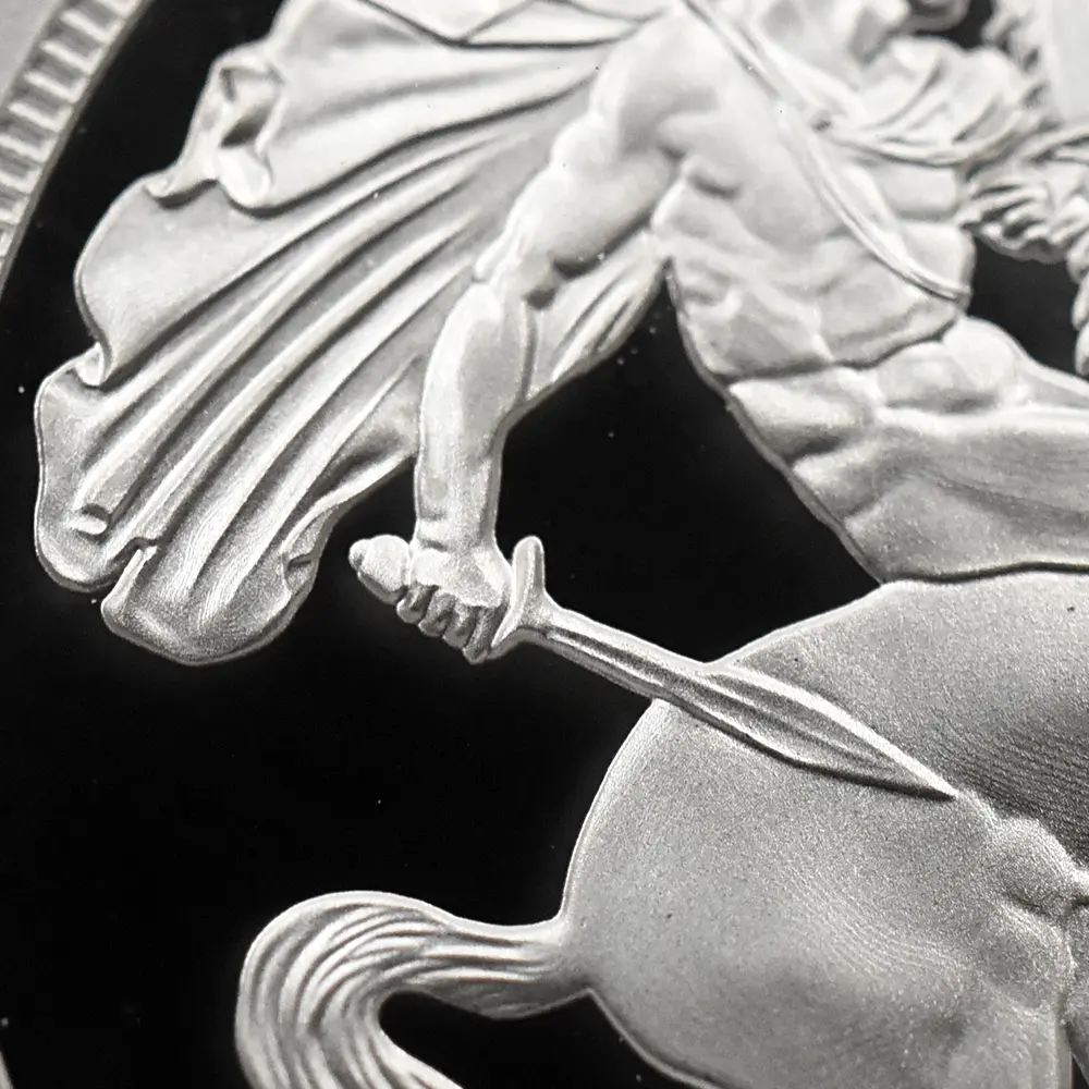 モダンコイン11:6662 2026 チャールズ3世 聖ジョージ竜退治 ソブリン銀貨 発行即日鑑定品 NGC PF70UC 箱付き