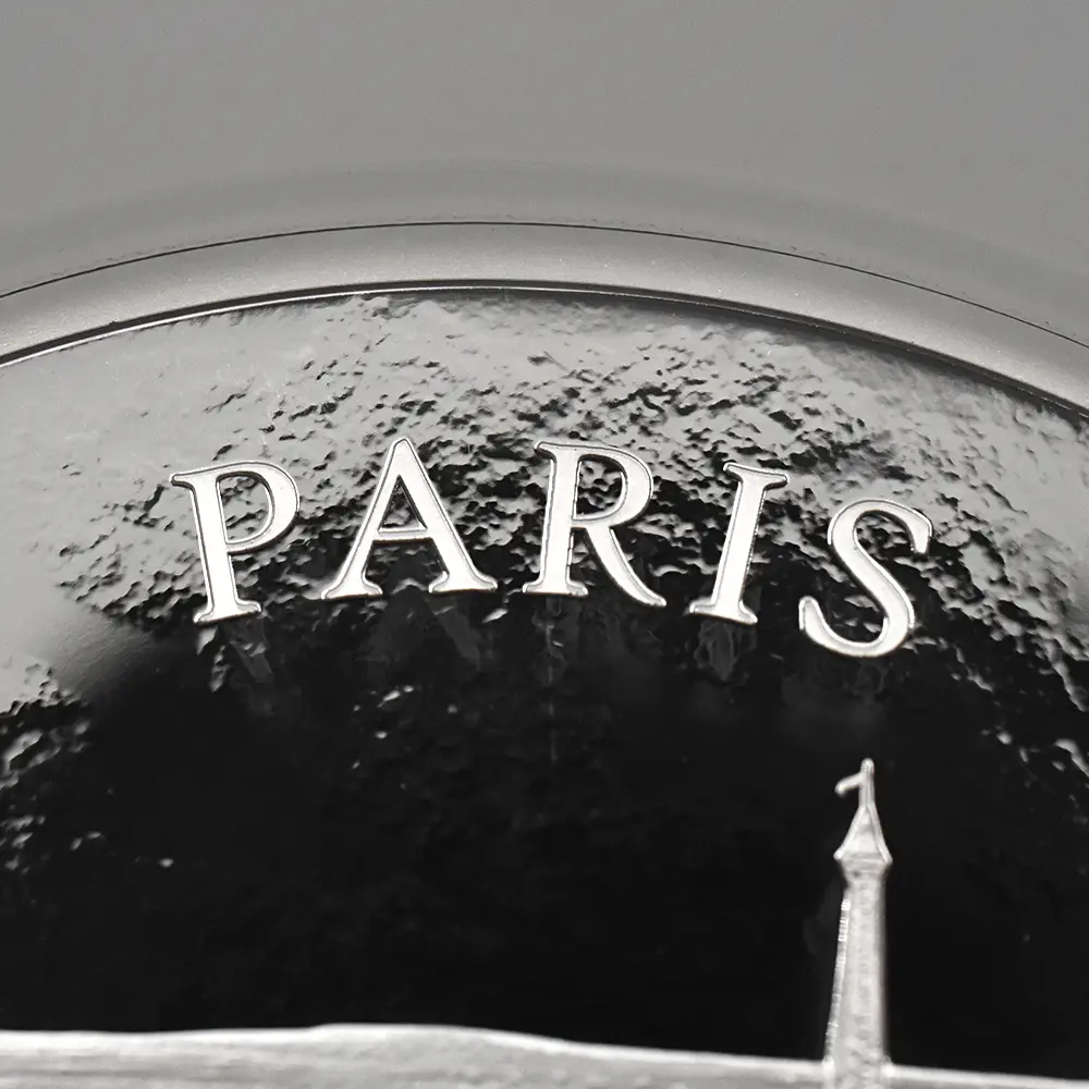 モダンコイン9：6661 2024 チャールズ3世 都市景観シリーズ第3弾 パリ10ポンド5オンス銀貨 発行即日鑑定品 NGC PF69UC 箱付き