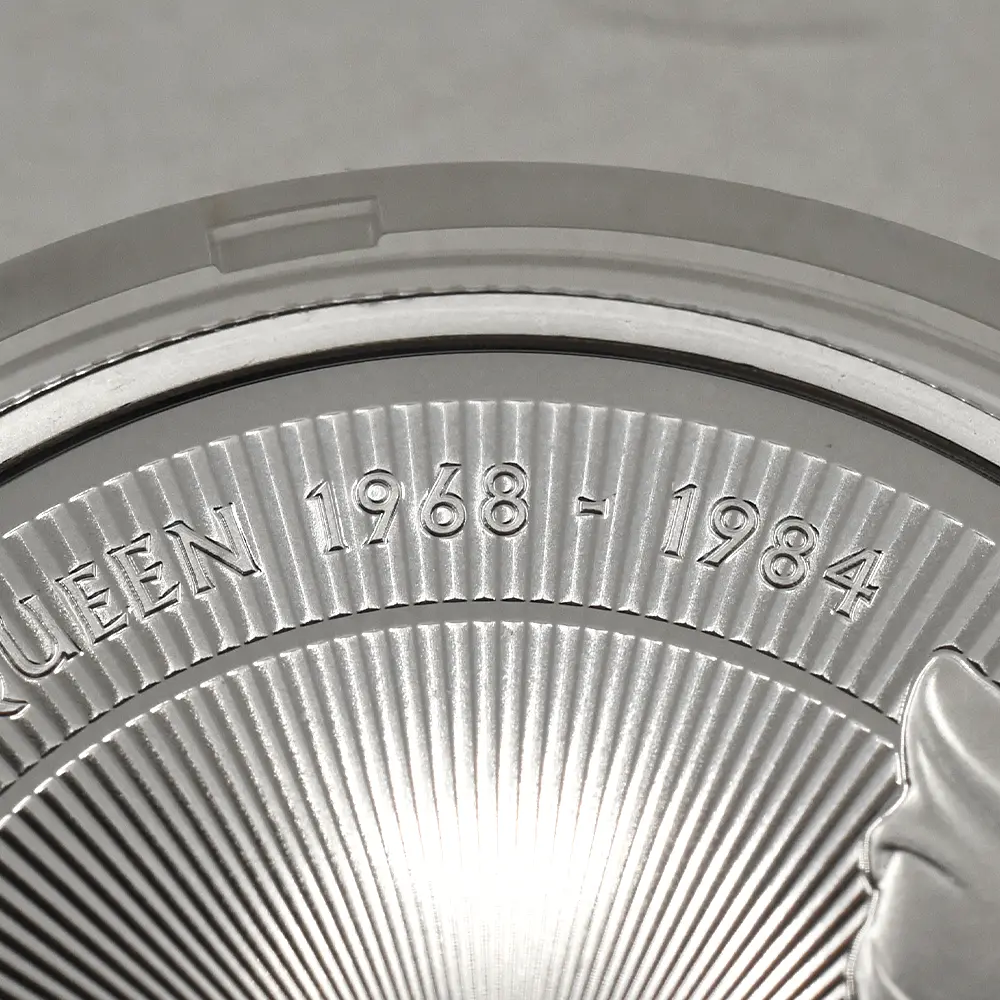 モダンコイン9：6428 2026 チャールズ3世 エリザベス2世のコイン肖像シリーズ 第二弾 ヤングエリザベス 5ポンドプルーフ銀貨 未鑑定 箱付き